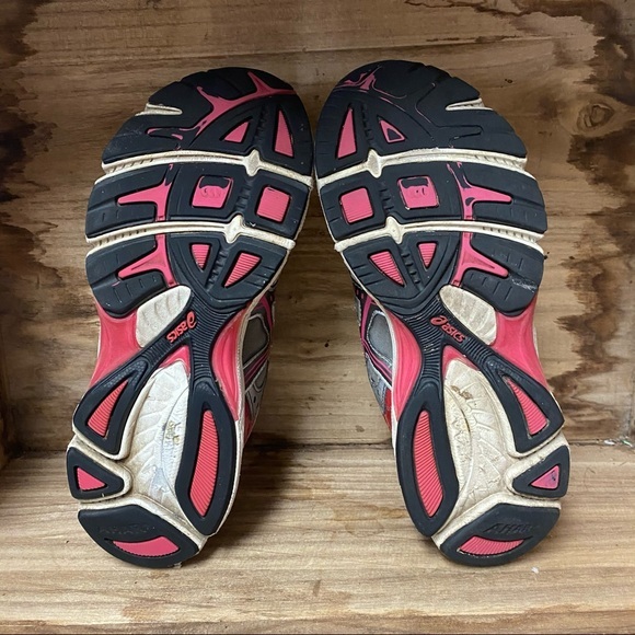 ASICS gel equation grey red running sneakers shoes - Picture 6 of 8